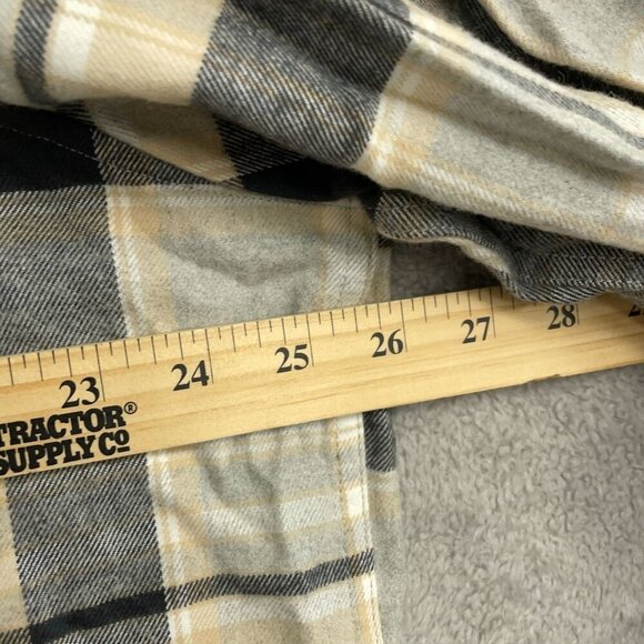 NEW Lands' End Men's XL Plaid Flannel Shirt Long Sleeve Button up - Picture 4 of 7